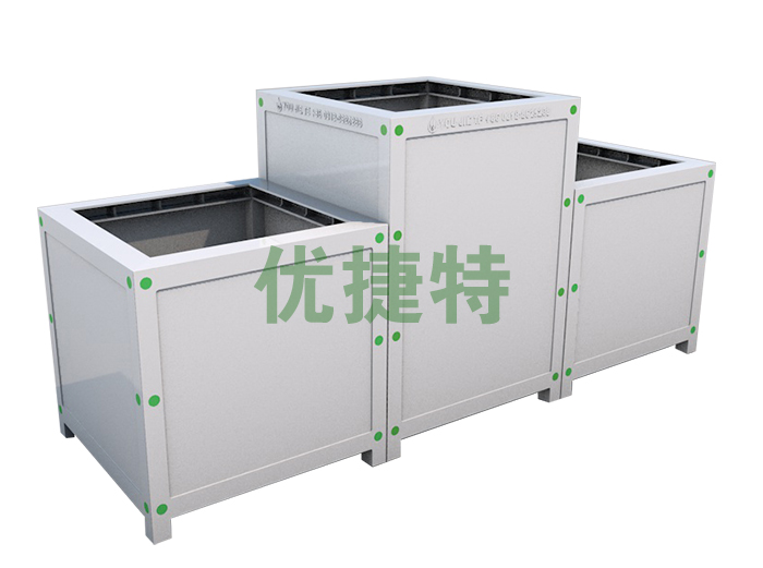 Composite material flower box